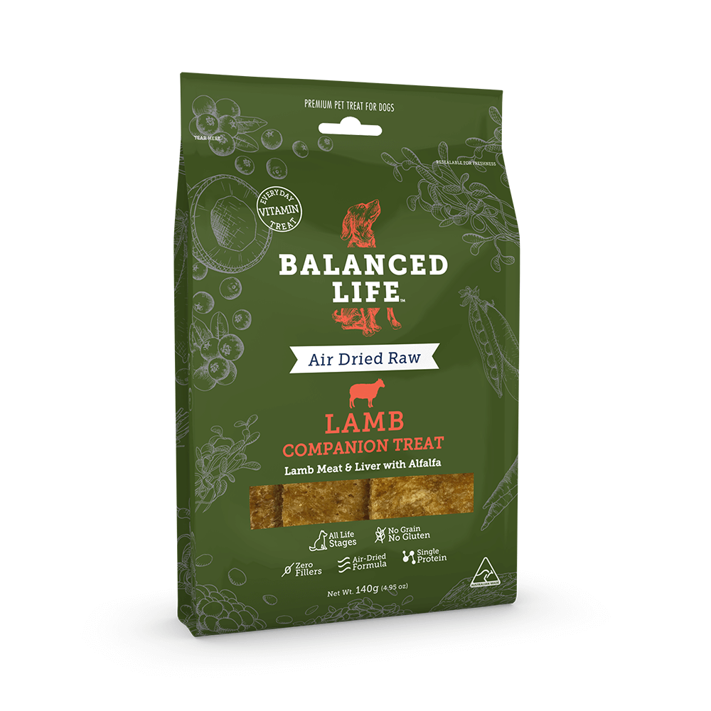 Balanced Life Companion Treats for Dogs - Natural Lamb Flavor, 140g - Perfect for Training, Rewards & Bonding with Your Pet