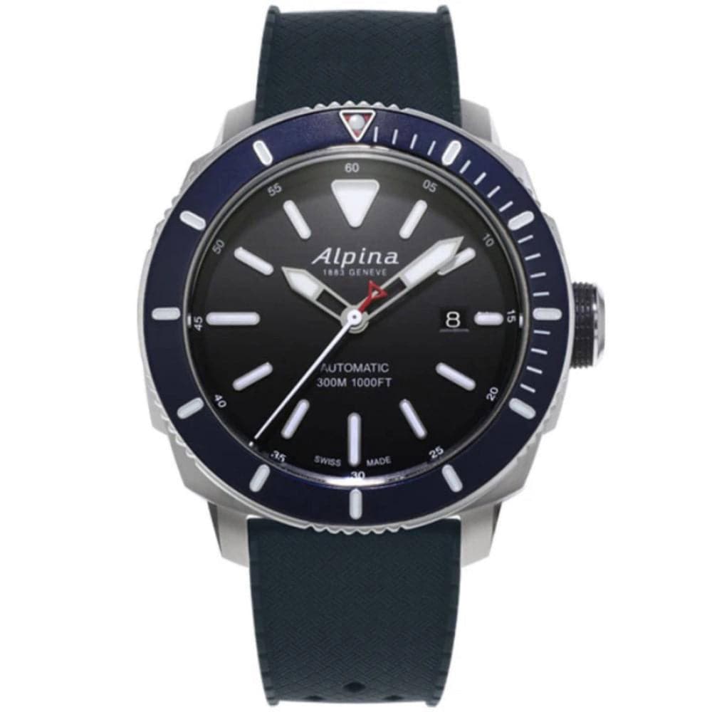 ALPINA SEASTRONG DIVER 300 AL 525LBN4V6 Men's Automatic Dive Watch - 300M Waterproof, Stainless Steel, for Scuba Diving & Outdoor Adventures