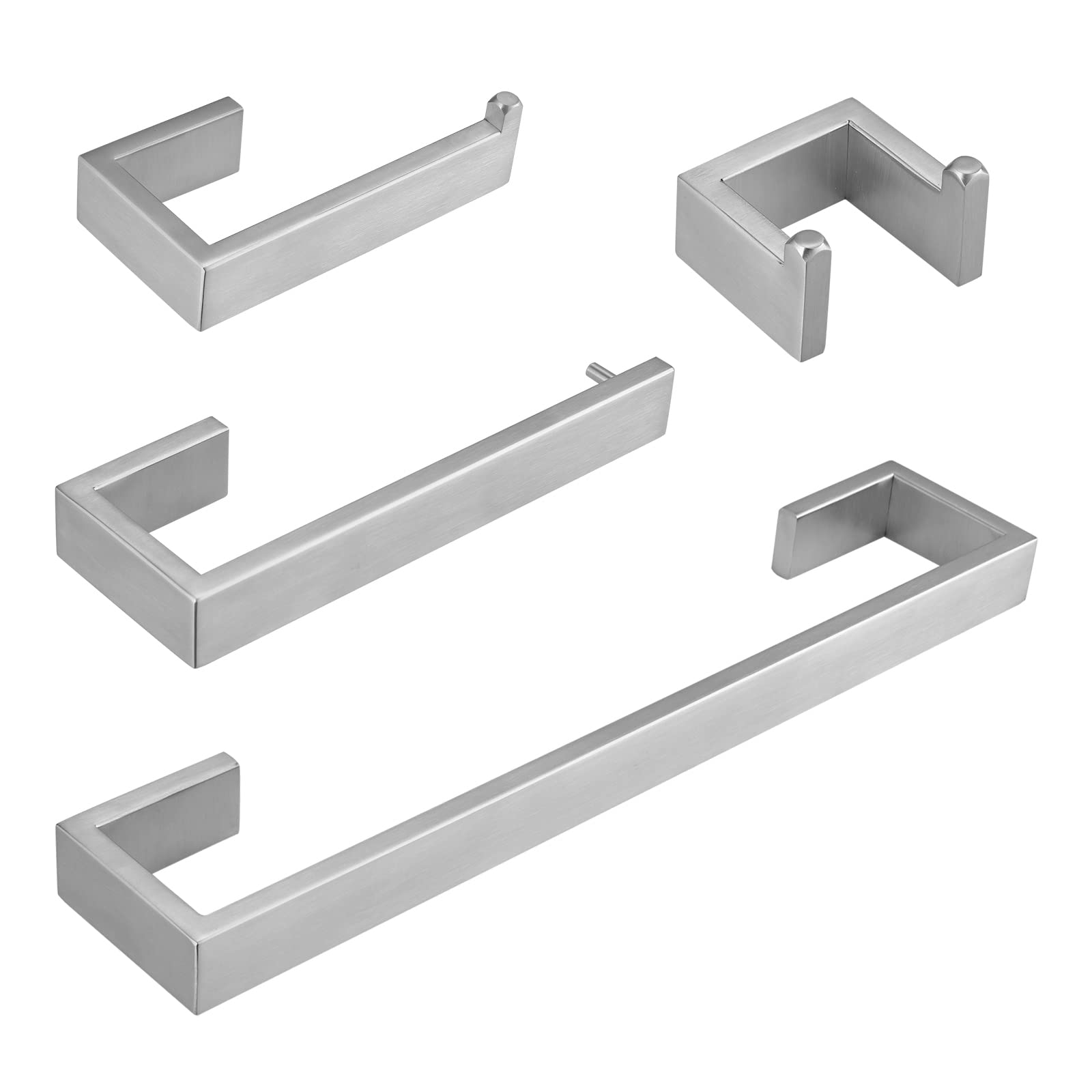 Brushed Nickel Bathroom Set - 16