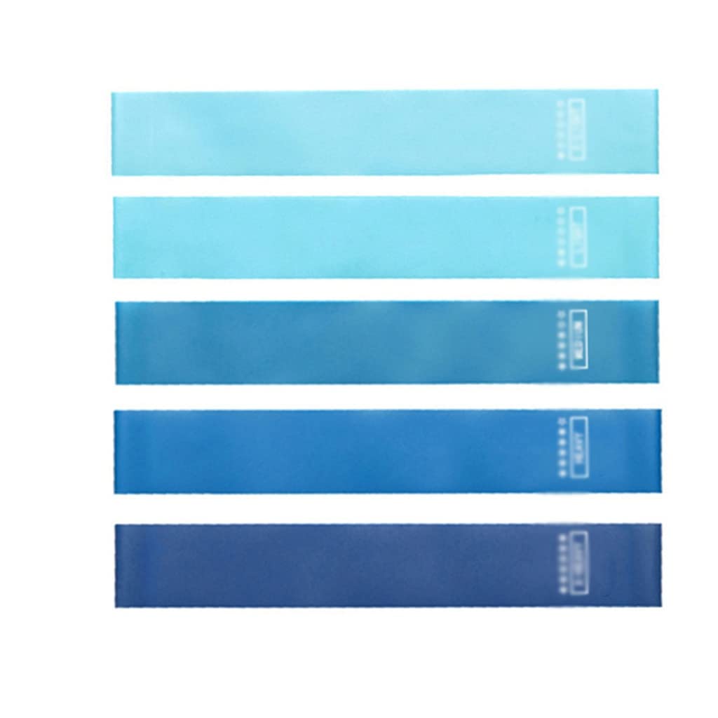 Premium Fitness Resistance Bands Set - Heavy Duty Exercise Bands for Strength Training, Pilates, Yoga & Home Gym Workouts (5-Pack, Multiple Resistance Levels) - Perfect for Full Body Toning, Physical Therapy & CrossFit Training