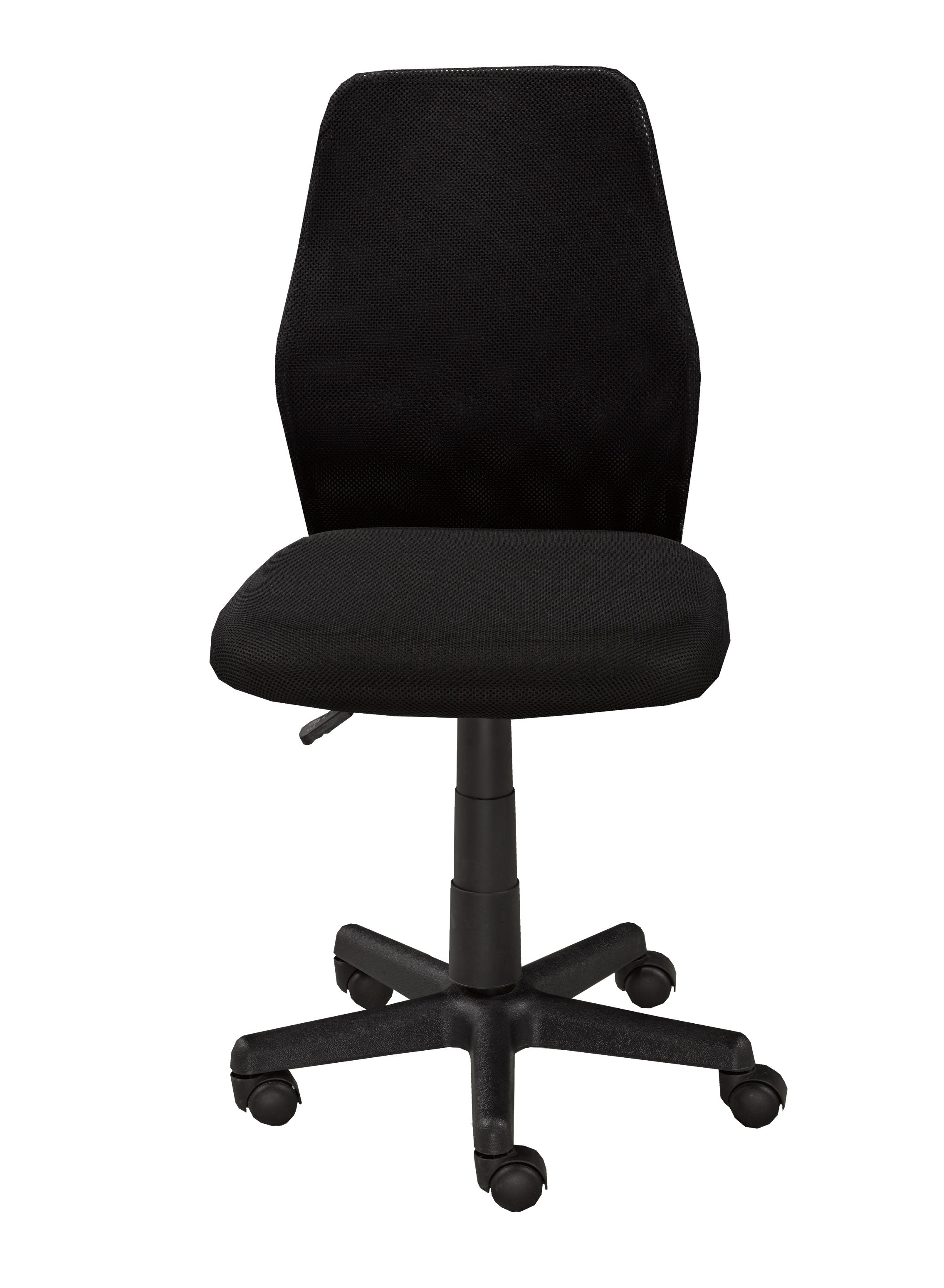 Ambrose Ergonomic Mesh Office Chair - Black, Adjustable Height & Lumbar Support for Home & Office Workspace Comfort