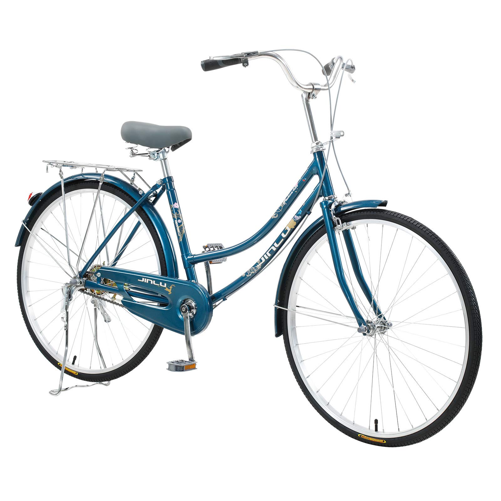 26 Inch Beach Cruiser Bicycle for Women - Single Speed Comfort Bike with Classic Retro Style, Perfect for Coastal Rides, Leisure Cycling & City Commuting