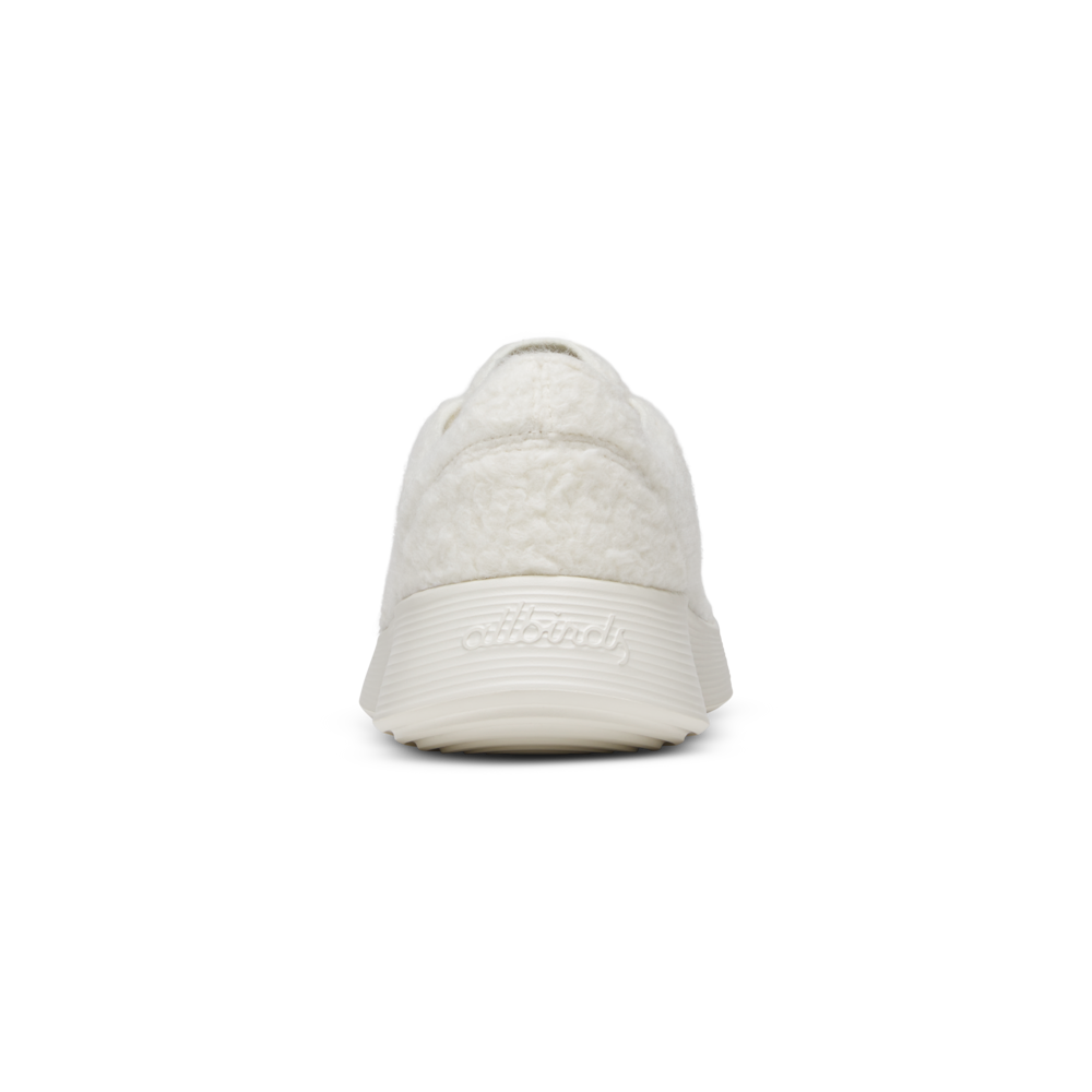 Men's Wool Runner Go Fluff Sneakers - Natural White with Natural White Sole | Comfortable & Breathable for Running, Walking & Casual Wear