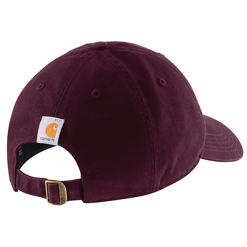 Carhartt Women's Canvas Script Graphic Cap 105247 - Stylish Adjustable Baseball Hat for Outdoor Work, Hiking & Casual Wear