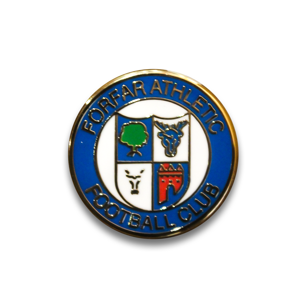 Forfar Athletic FC Pin Badge - Official Football Club Enamel Lapel Pin - Collectible Soccer Fan Accessories for Hats, Jackets & Bags - Perfect for Gifts & Memorabilia