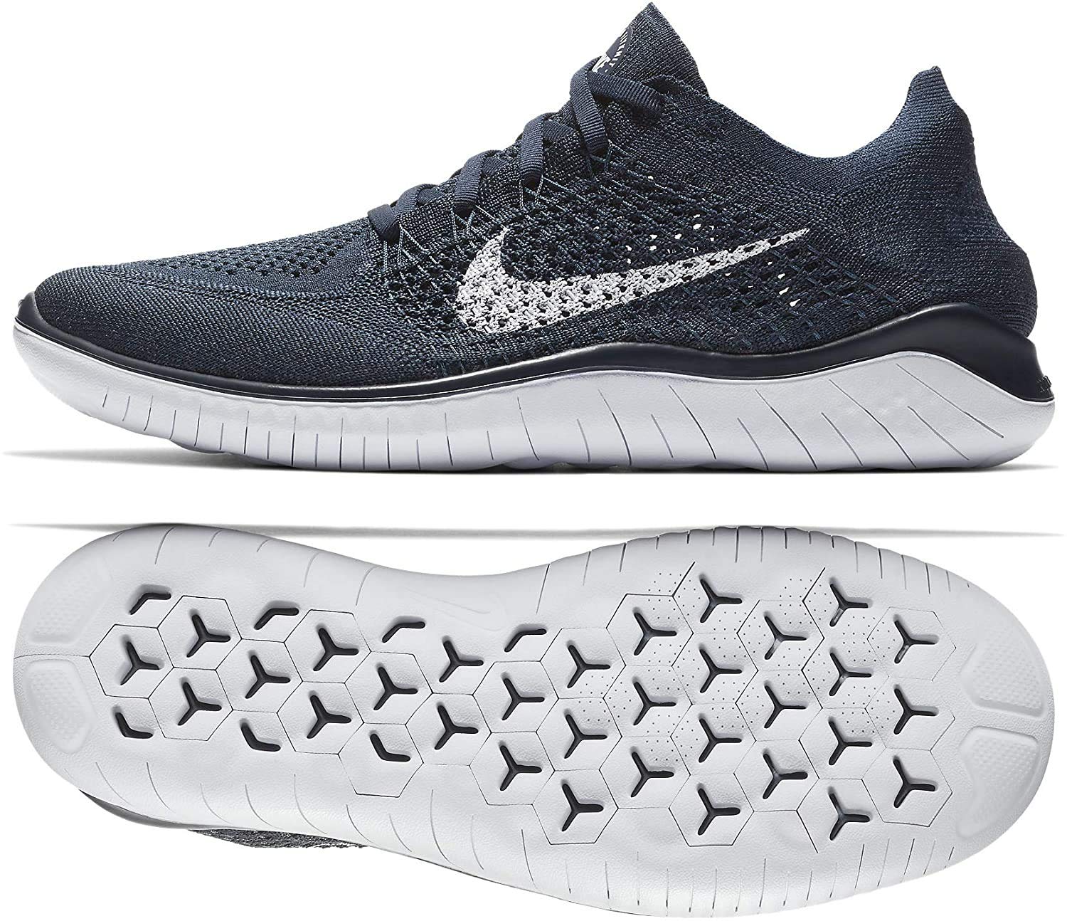 Nike Men's Free RN Flyknit Running Shoes - Lightweight Breathable Athletic Sneakers for Jogging, Gym Workouts & Daily Wear