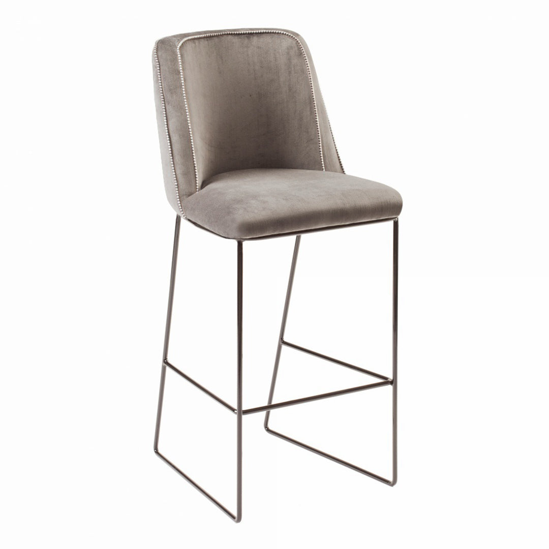 Croix Counter Height Bar Stool - Modern Kitchen Island Stool with Back Support for Dining & Entertaining