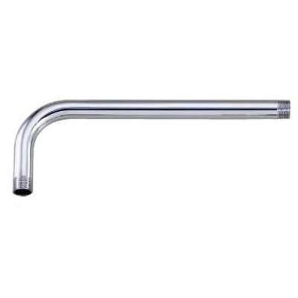 Amer Shower Arm CP 1/2 x 10 - Adjustable Shower Pipe Extension for Bathroom Faucet Replacement - Perfect for Home, Hotel, and Spa Renovations