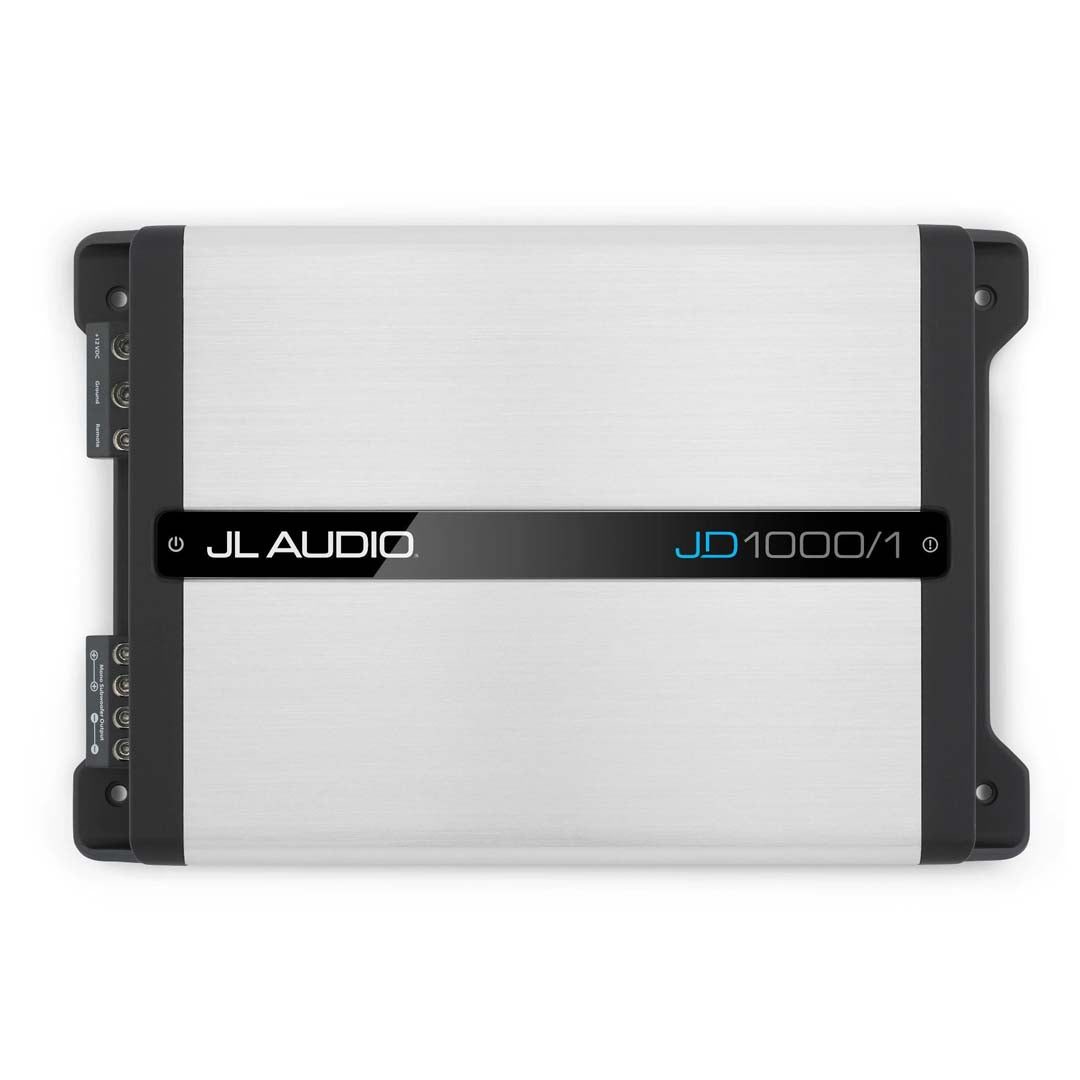 JL Audio JD1000/1 JD Series Class D Monoblock Subwoofer Amplifier - 1000W RMS Power for Car Audio & Home Theater Bass Boost - Perfect for Trucks, SUVs & Custom Sound Systems