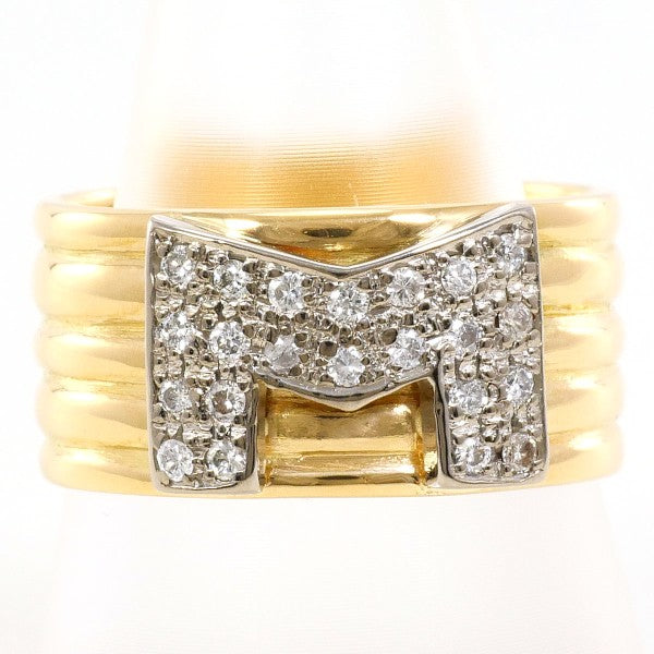 18K White Gold & Yellow Gold Diamond Ring for Women - Elegant Wedding, Engagement & Anniversary Jewelry Gift