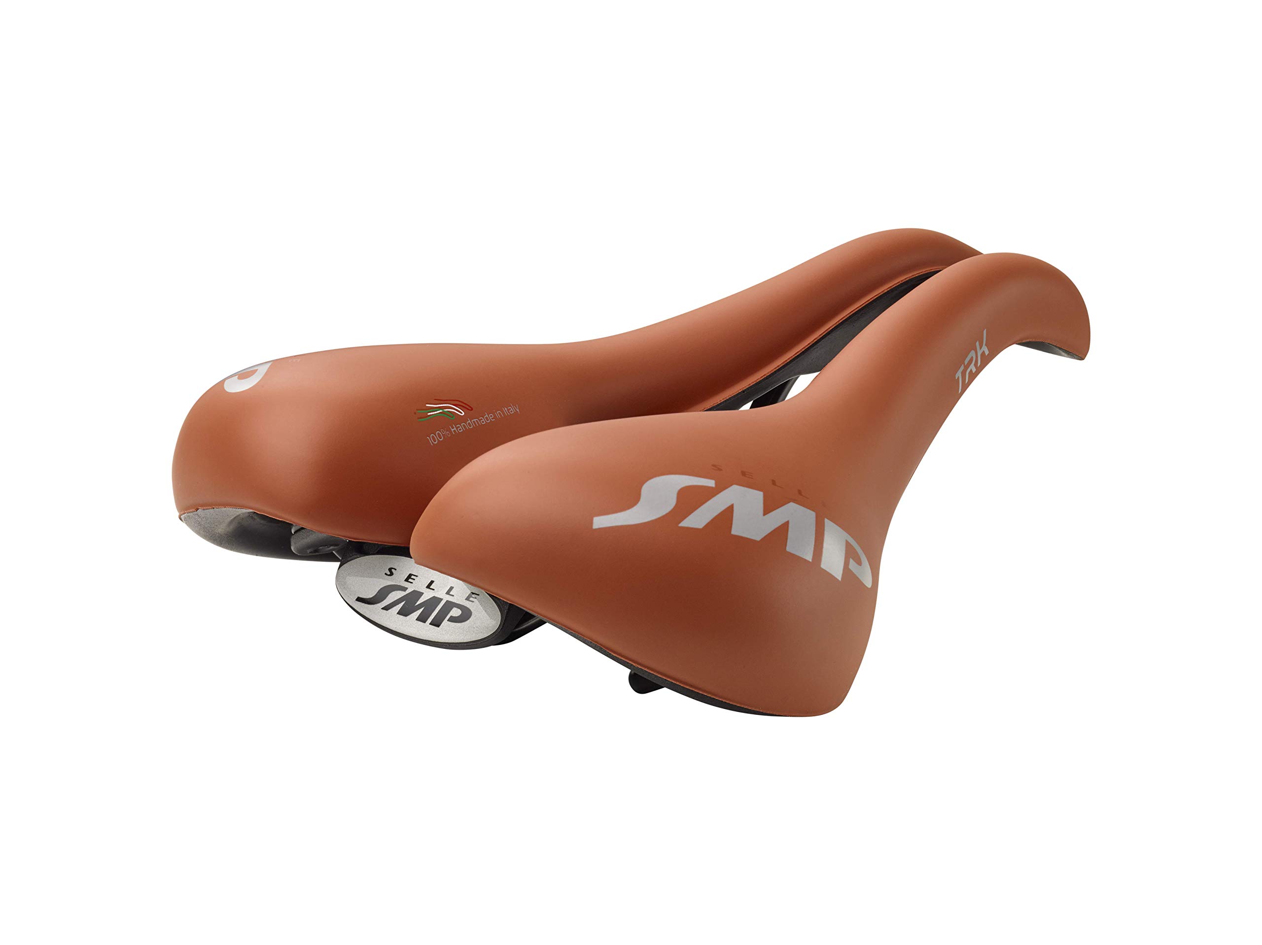 Selle SMP TRK Bike Saddle - Large Size, Matt Brown, 272mm Length, 177mm Width - Perfect for Road Bikes, Mountain Bikes & Cycling Comfort