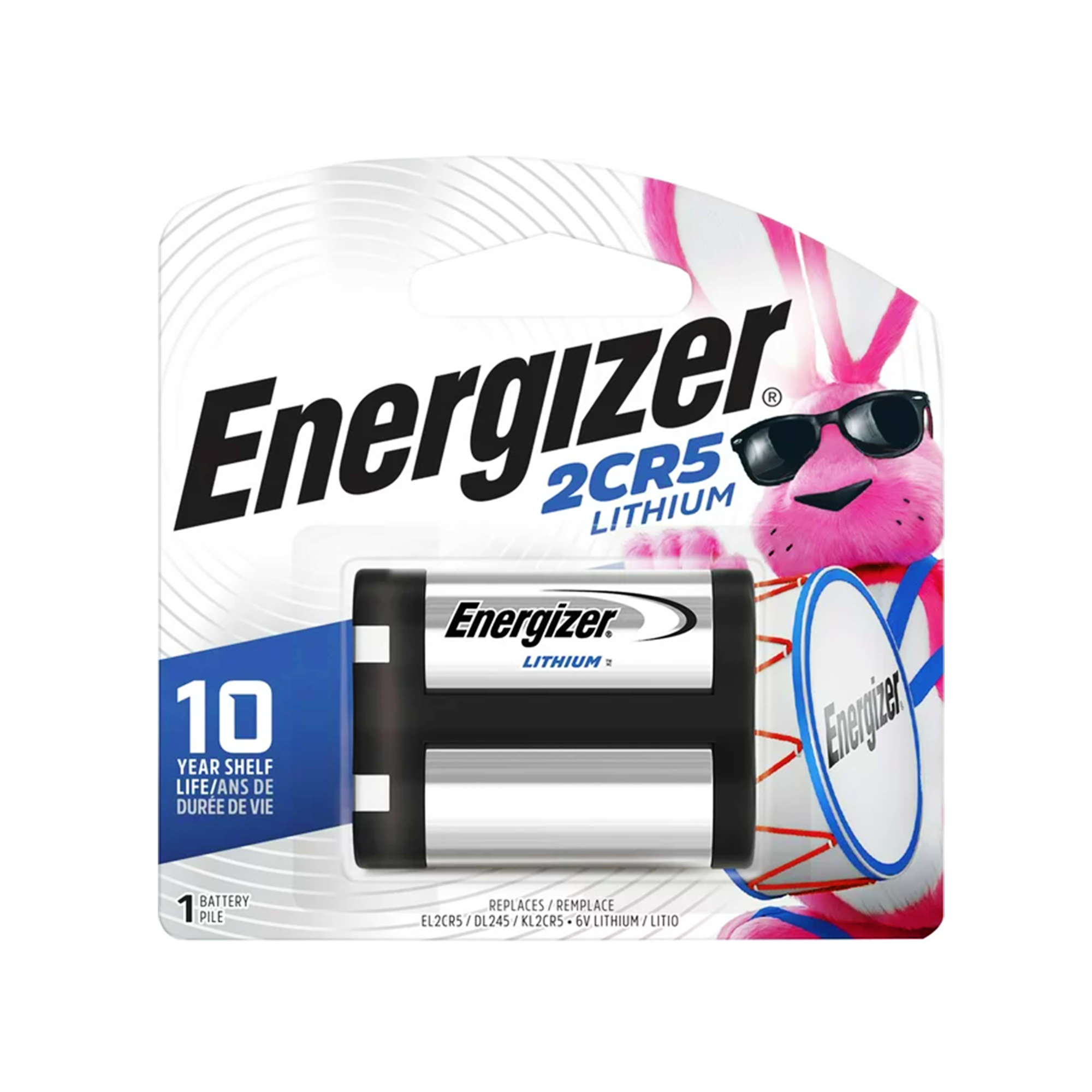 Energizer 2CR5 6V Lithium Battery - Long Lasting Power for Digital Cameras, Flashlights & Medical Devices