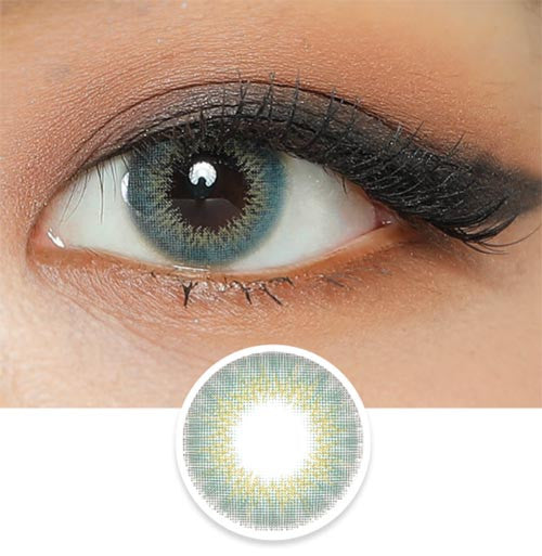 Premium Silicone Hydrogel Contact Lenses (2-Pack) - Buy 1 Get 1 Free - MIX ANN SIGNAL SKY Color - Comfortable Daily Wear for Cosplay, Halloween & Special Events
