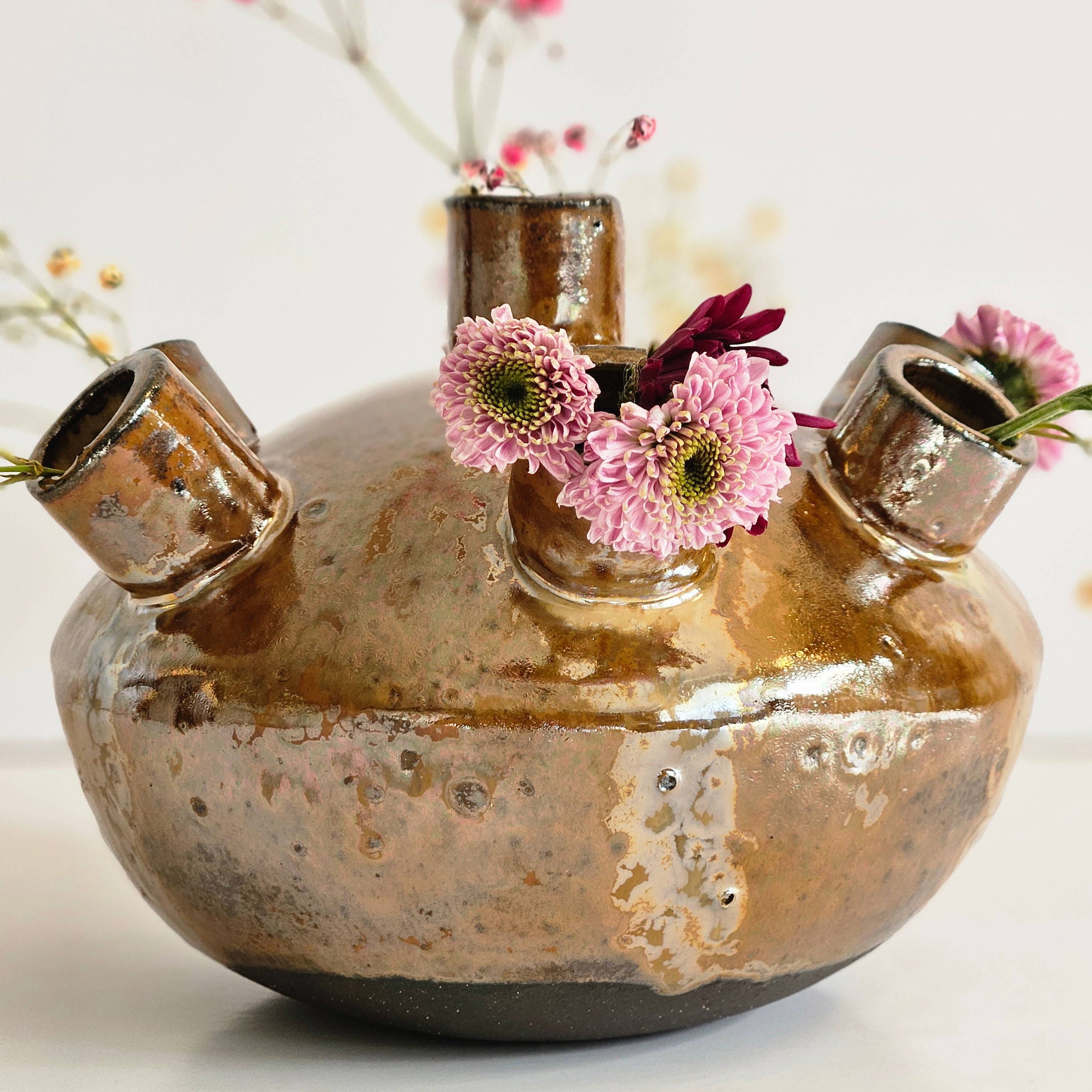Intention Vase #1 - Handmade Ceramic Flower Vase for Home Decor | Perfect for Living Room, Bedroom & Wedding Centerpieces