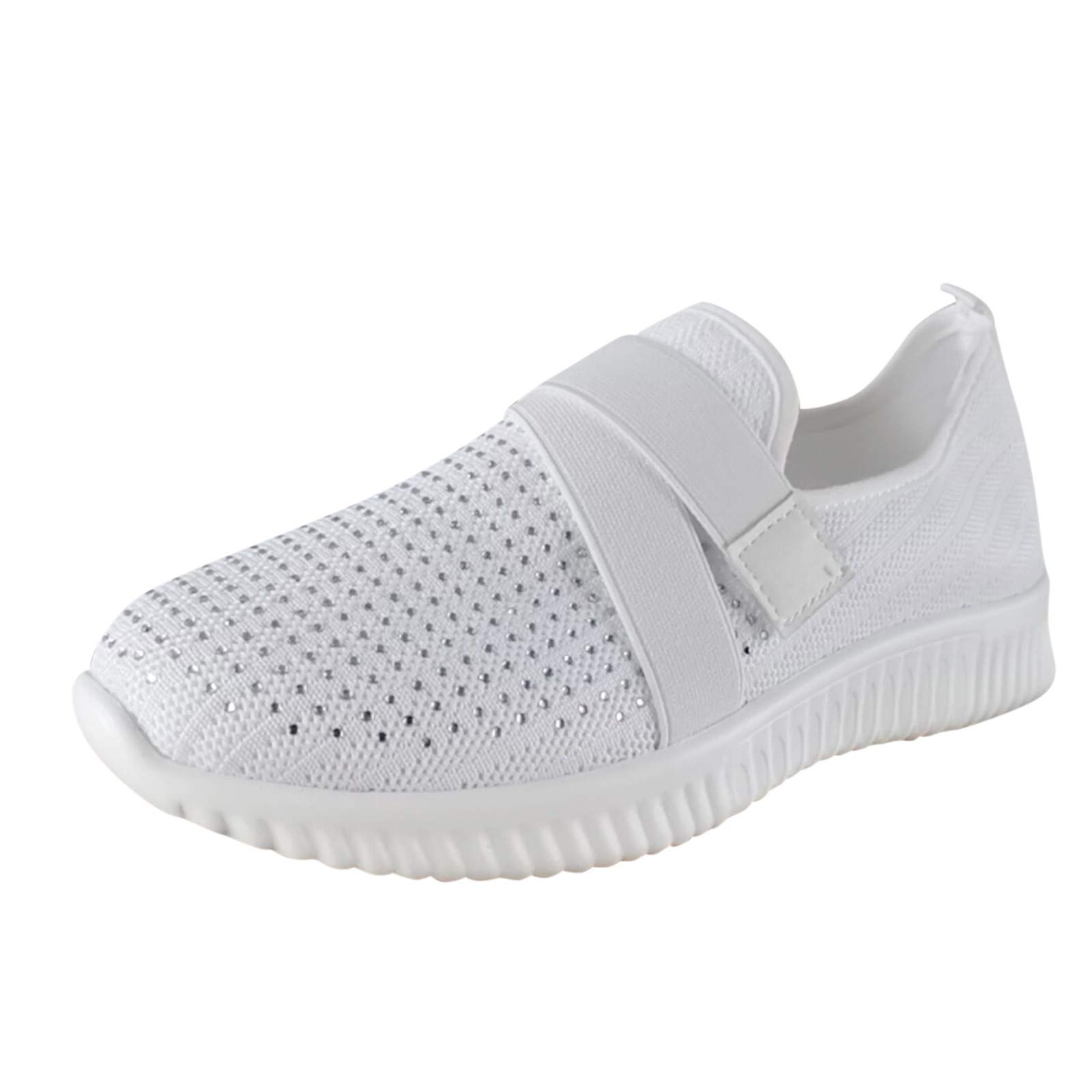 MLAGJSS Women's Slip-On Casual Shoes - Breathable Comfort Sneakers for Walking, Travel & Outdoor Activities | Lightweight Slip-On Shoes for Women