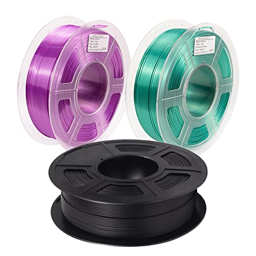 Premium IEMAI PLA Filament Bundle - 3D Printer Filament with Carbon Fiber & Silk Finish for Smooth Printing | Ideal for DIY Projects, Cosplay Props & Home Decor