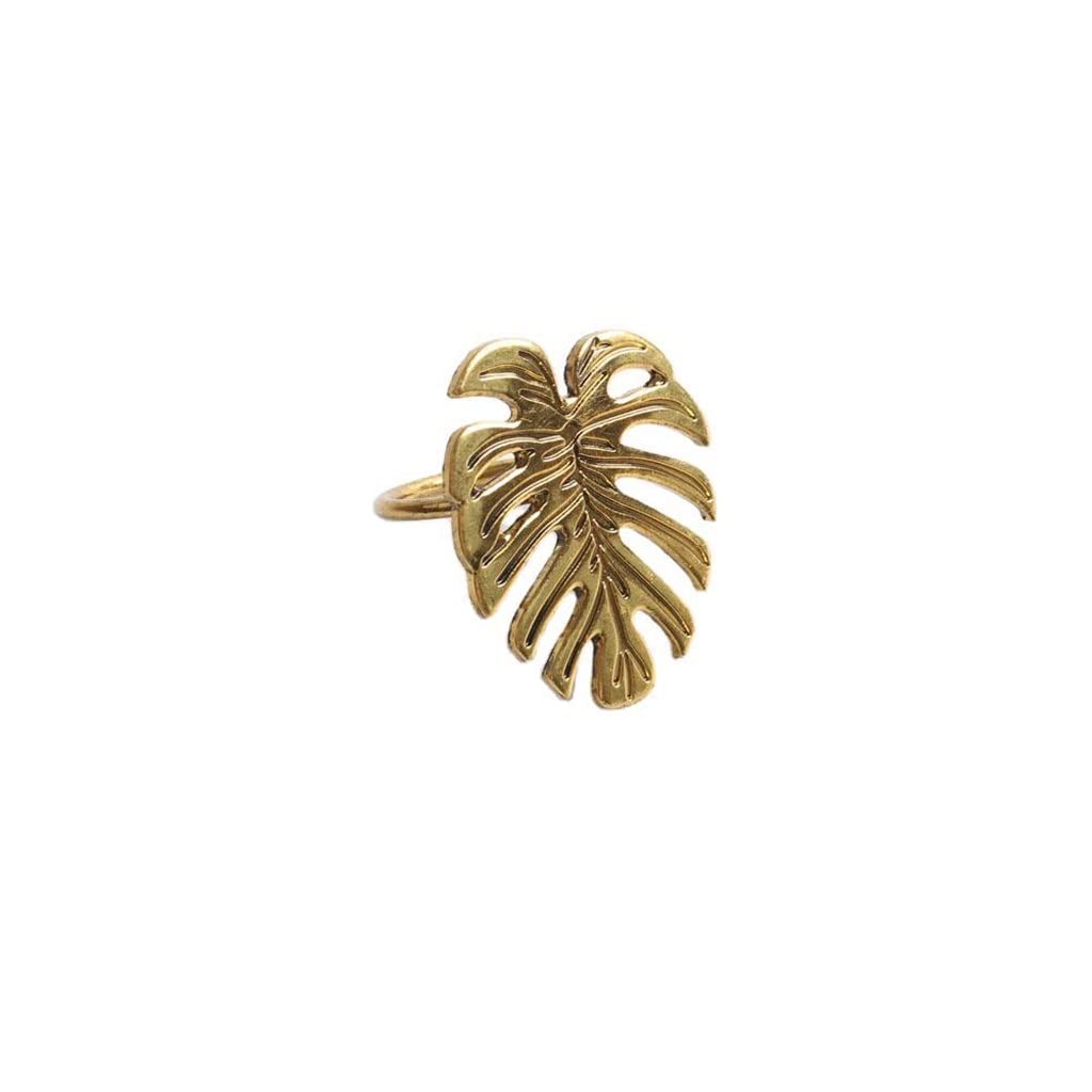 12pcs Gold Ginkgo Leaf Napkin Rings - Elegant Cloth Napkin Holders for Thanksgiving, Christmas, Wedding Table Decor - One Size Fits All Napkins