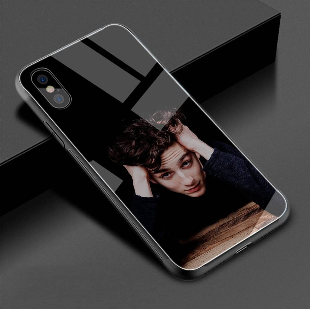 RAI-15 Timothee Chalamet iPhone XR Case - Premium Tempered Glass & TPU Hybrid Protective Cover with Anti-Scratch Technology - Perfect for Daily Use, Travel & Gift Giving