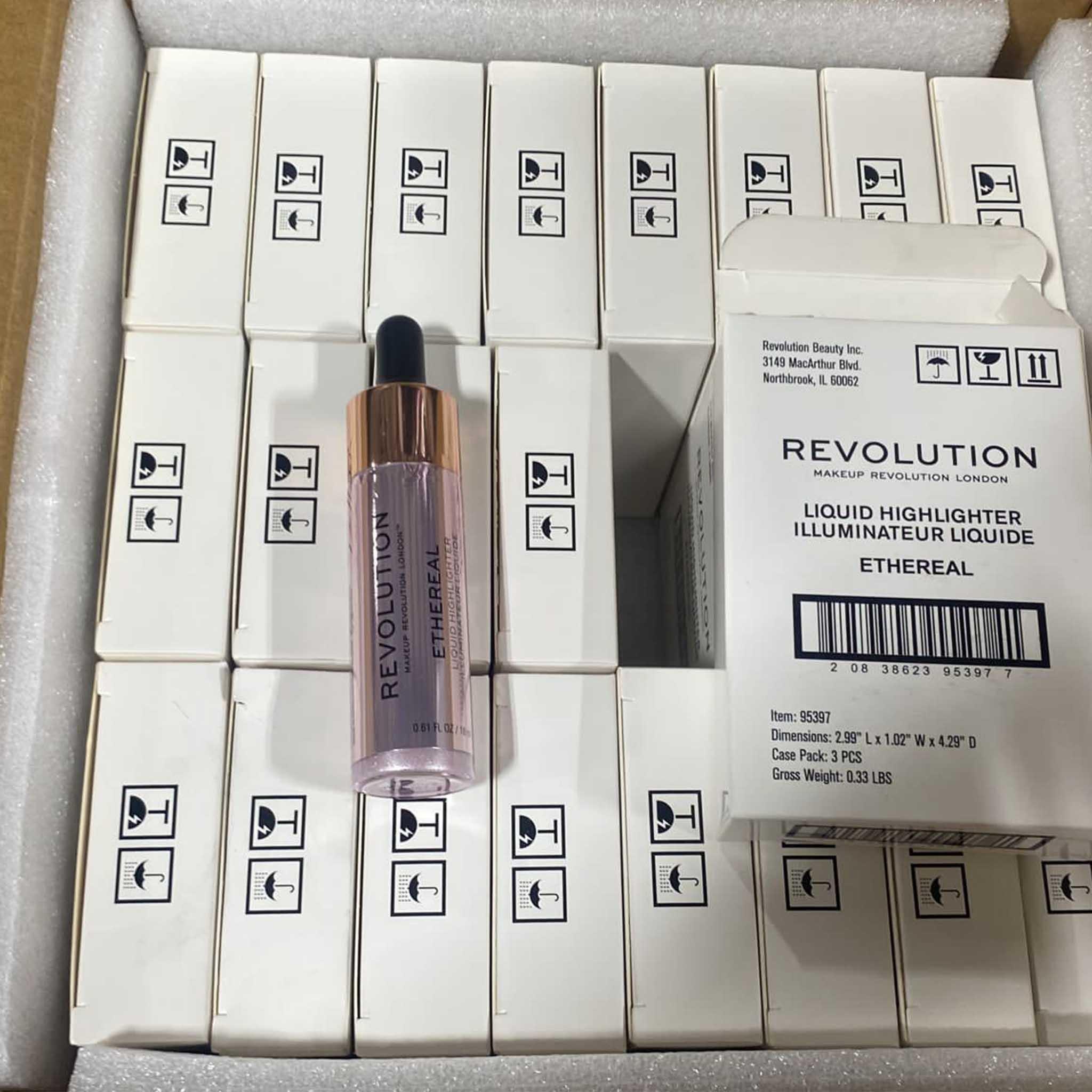 Ethereal Liquid Highlighter Set - 72 Pcs Glow Makeup Kit for Face & Body - Perfect for Parties, Festivals, and Special Occasions