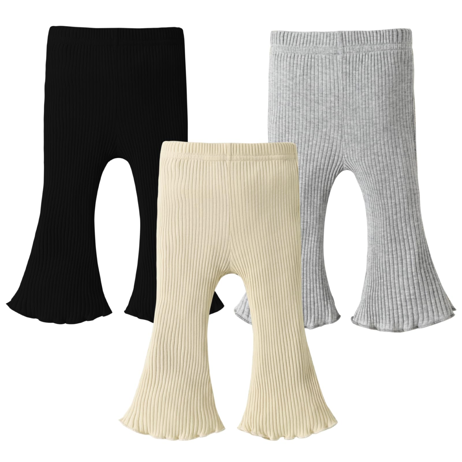 Baby Girl Leggings & Sweatpants - Toddler Bell Bottoms & Flare Pants for Playtime, Daycare & Family Outings