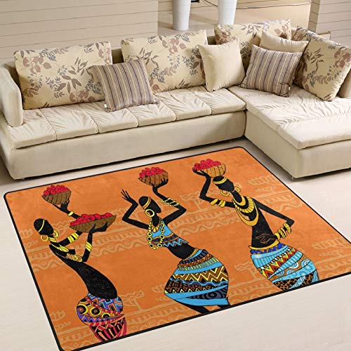 African Woman Design Area Rug 63