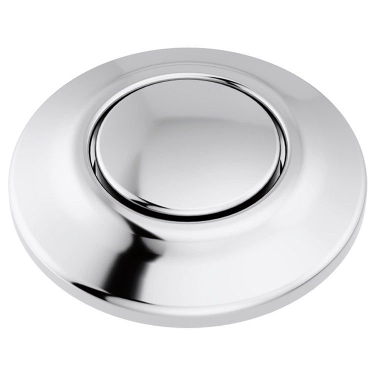 Dual Outlet Air Switch - 1 3/4 Inch Chrome Brass Valve with 2 9/16 Inch Height - Perfect for Pneumatic Tools, Air Compressors & Industrial Applications