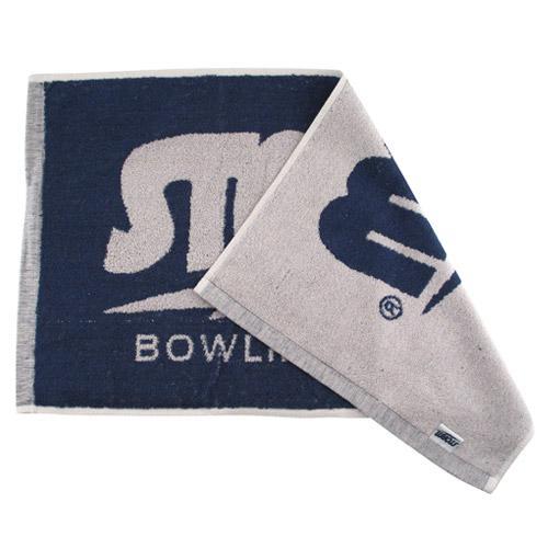 Storm Navy & Grey Woven Bowling Towel - Premium Microfiber Sports Towel for Bowling, Golf, Gym & Outdoor Activities - Quick Dry & Absorbent
