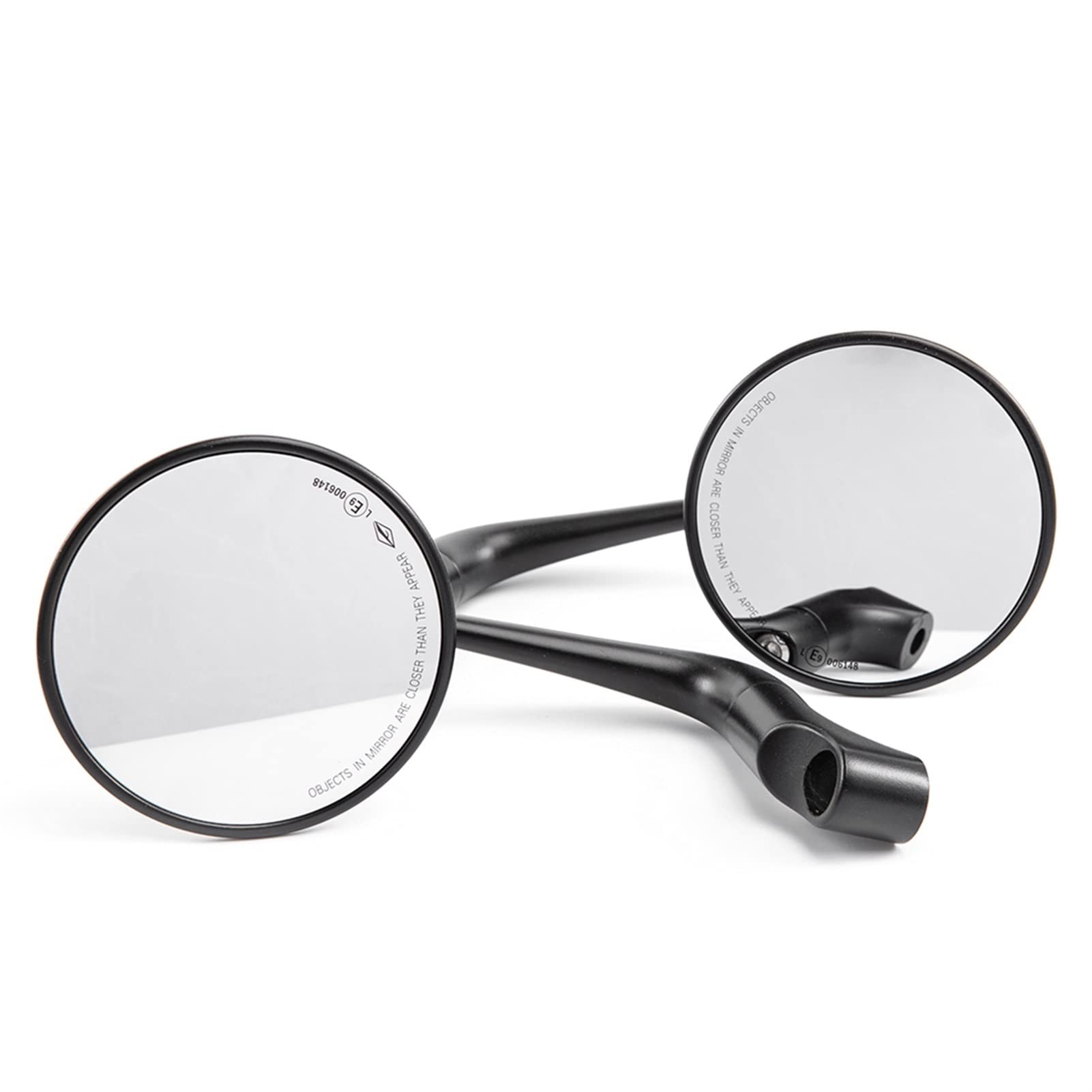 2Pcs Universal CNC Motorcycle Rearview Mirrors - Adjustable Side Mirrors for Yamaha YS150, TMAX 530, TDM 850, FZ6N, MT10, C8, NMAX 155, Fazer8 - Durable Bike Mirrors for Safe Riding & Highway Commuting