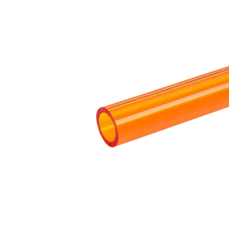 Bitspower Crystal Link Acrylic Tube 16MM OD 1 Meter Ice Orange - Premium Clear Hard Tubing for PC Water Cooling Systems, Custom Loop Builds & DIY Liquid Cooling Projects