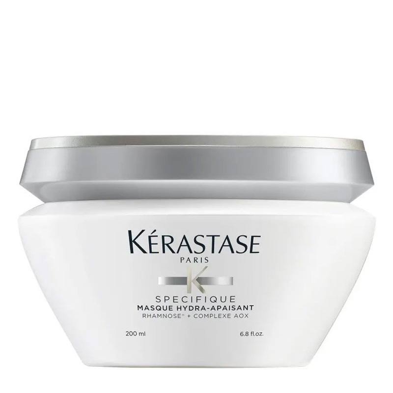 Kerastase Specifique Hydra Apaisant Renewing Cream Gel Hair Mask - Hydrating & Soothing Treatment for Dry, Damaged Hair | Perfect for Post-Color Care & Heat Styling Recovery
