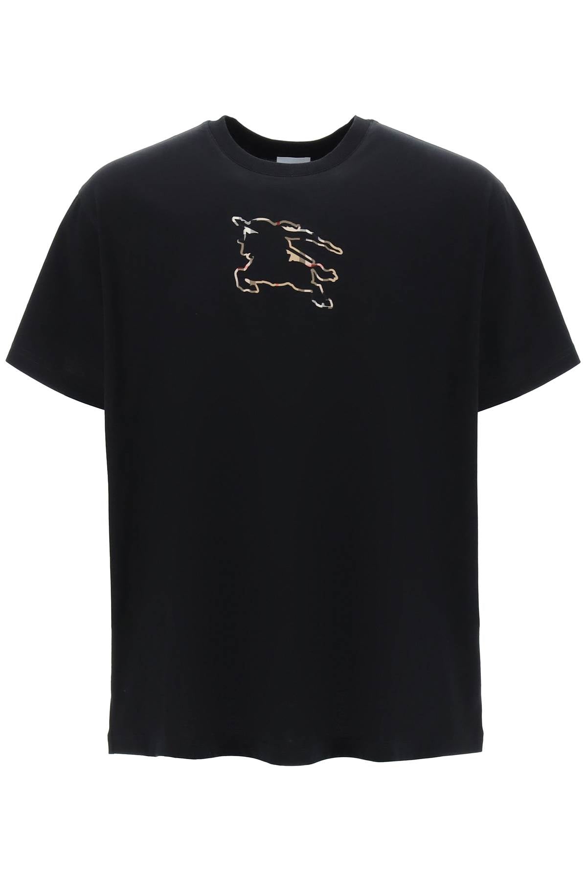 Burberry EKD Inlay T-Shirt for Men - Classic Cotton Crewneck Tee for Casual Wear & Street Style