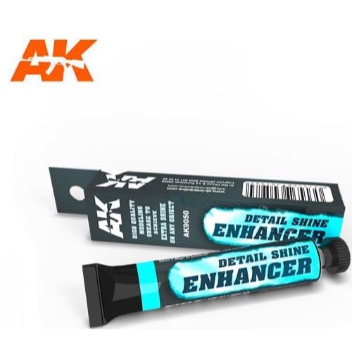 AK Interactive 9050 Detail Shine Enhancer - High Gloss Polish for Model Kits & Miniatures - Perfect for Warhammer, Gundam & Scale Models