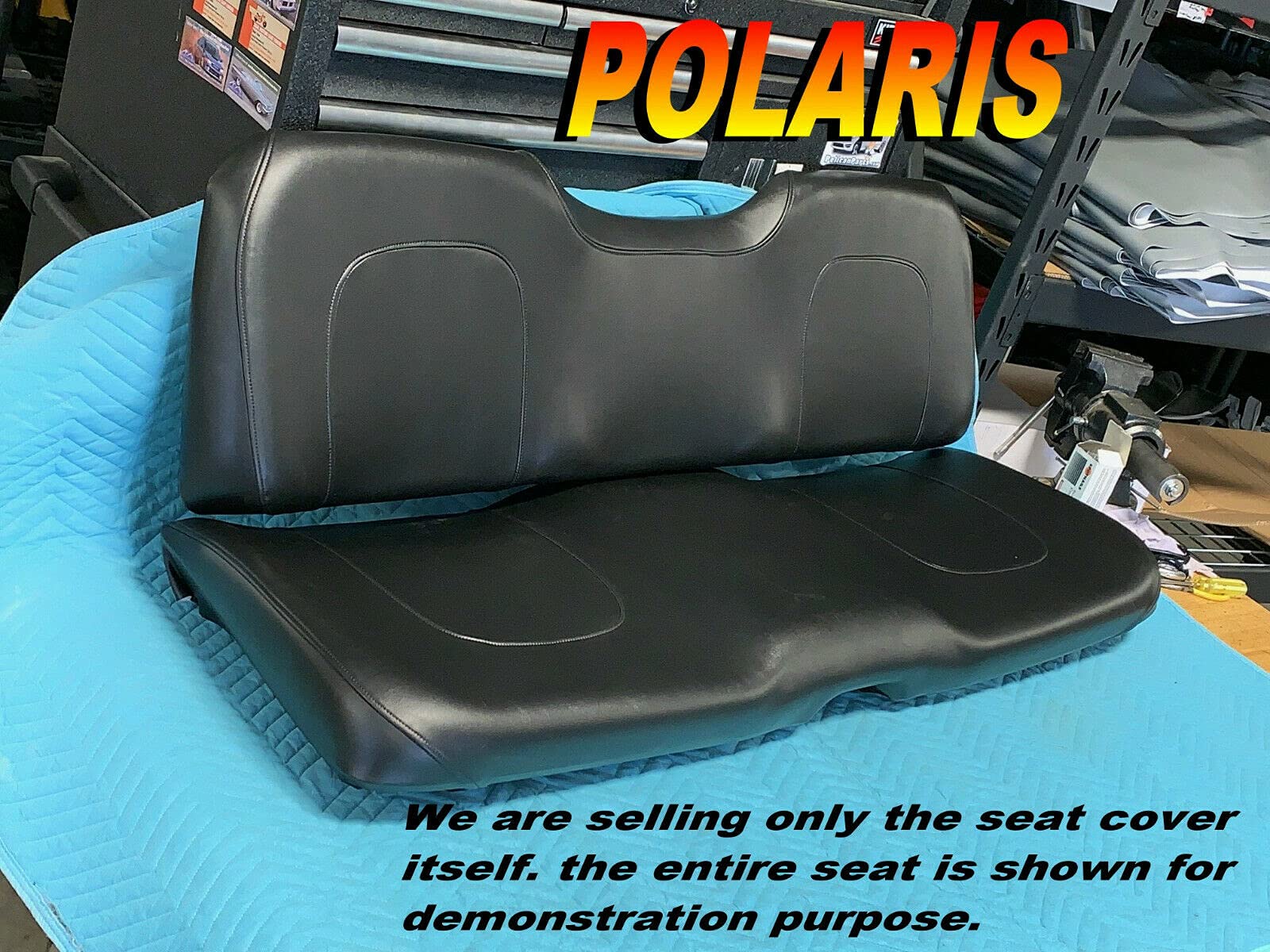 Premium Replacement Seat Cover for Polaris Ranger Crew 800 (2010-2020) & Crew 570 UTV 998B - Durable, Weather-Resistant UTV Seat Protection for Off-Road Adventures & Farm Work