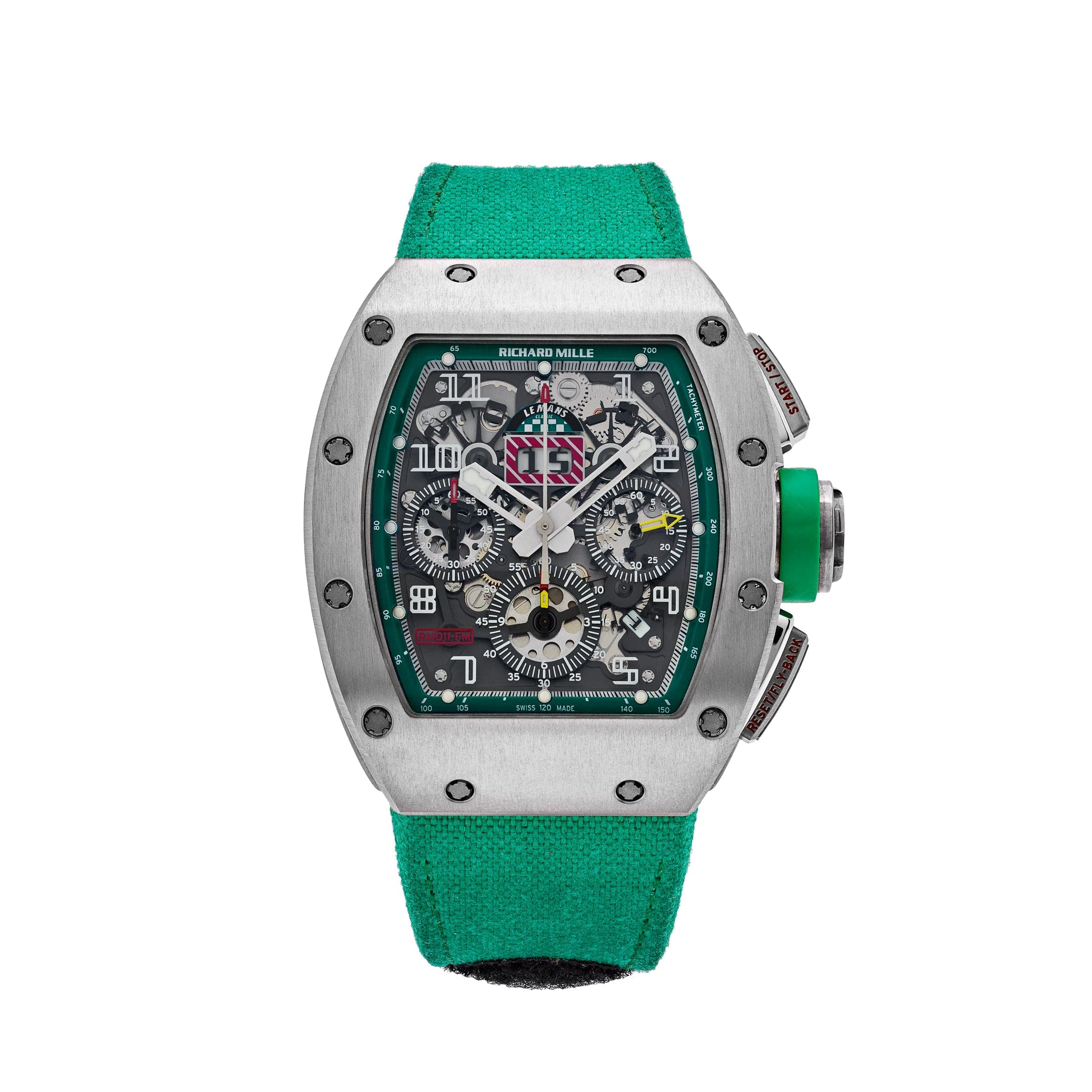 Richard Mille RM 011 Felipe Massa LeMans Classic Titanium Watch - Luxury Men's Chronograph Timepiece for Racing Enthusiasts | Perfect for Motorsport Events & High-End Collections