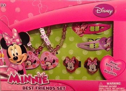 Minnie Mouse Best Friends Gift Set for Kids - Disney Plush Toys, Keychains & Accessories - Perfect for Birthdays, Christmas & Friendship Day Gifts