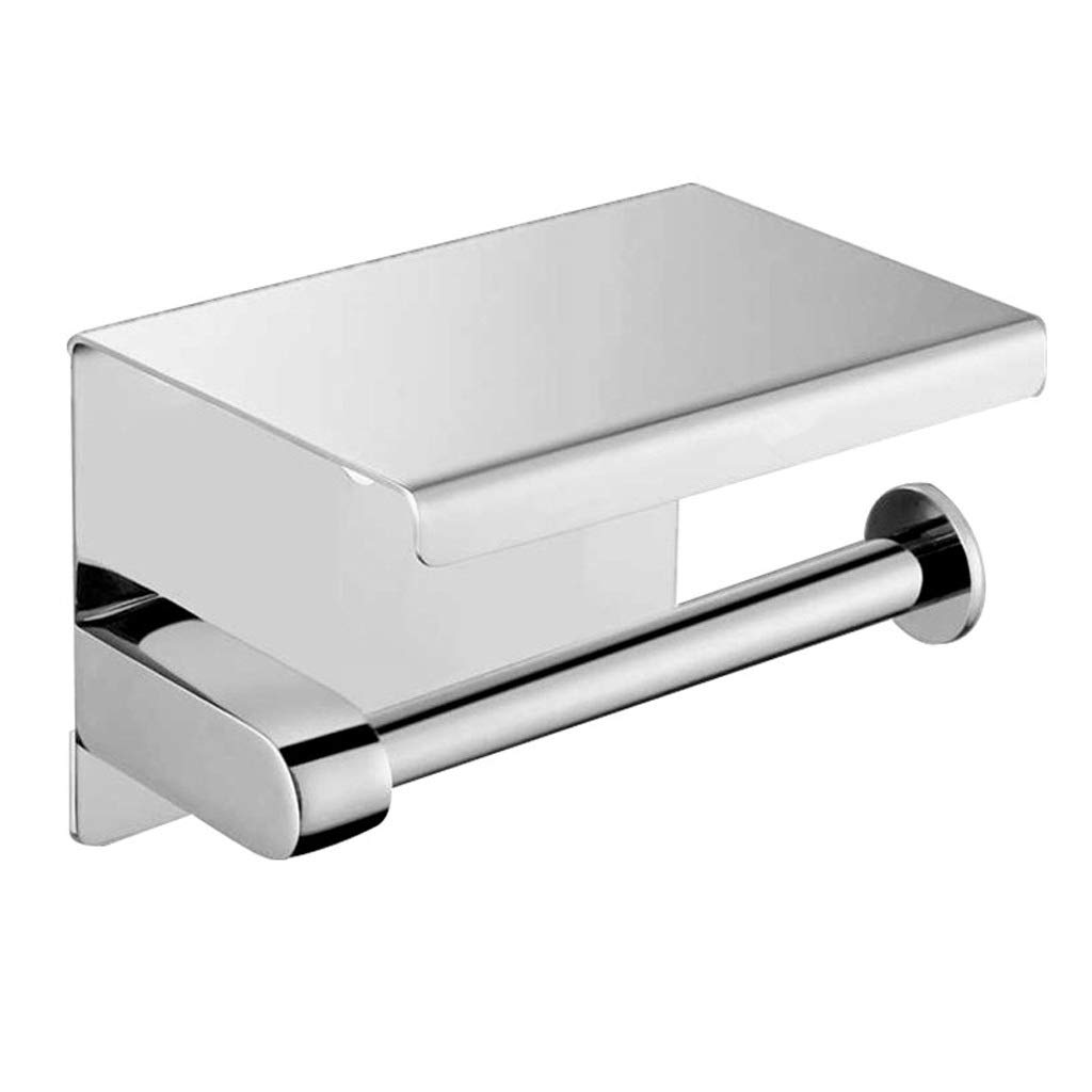 CUJUX Stainless Steel Wall Mounted Kitchen Paper Towel Holder - Durable Household Tissue Box & Toilet Paper Rack for Bathroom, Kitchen, Office (Easy Installation) | Perfect for Home Organization & Space Saving