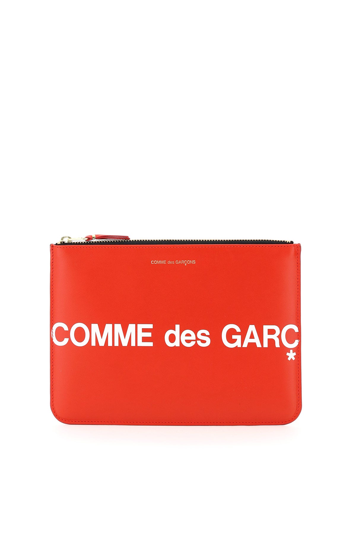Comme des Garcons Genuine Leather Wallet Pouch with Logo - Stylish & Durable for Everyday Use, Travel & Gifts
