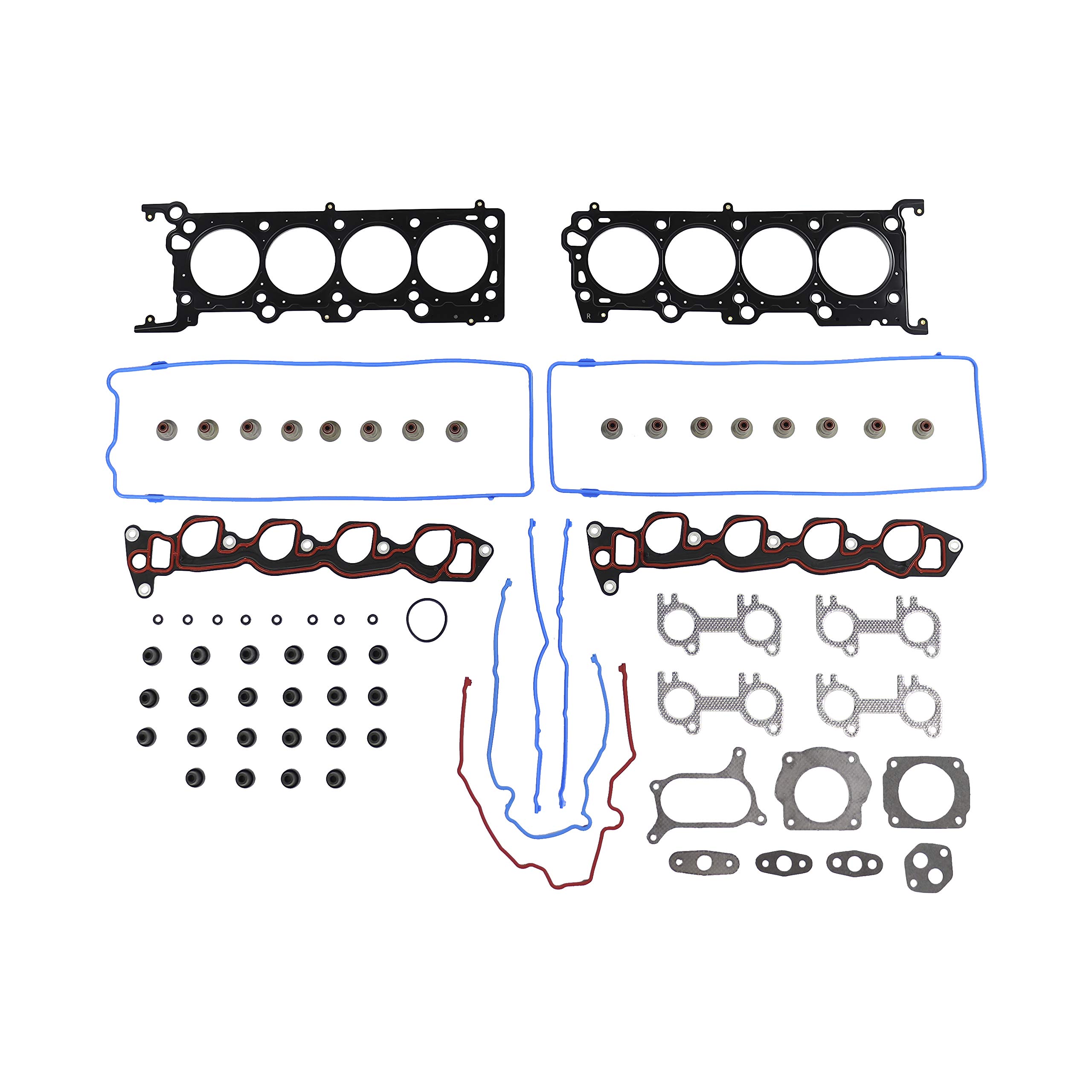 DNJ HGS4150 Head Gasket Set Compatible with 1991-1995 Ford Crown Victoria, Lincoln Town Car, Mercury Grand Marquis 4.6L V8 16V SOHC Engine - Perfect for Engine Rebuilds & Performance Upgrades