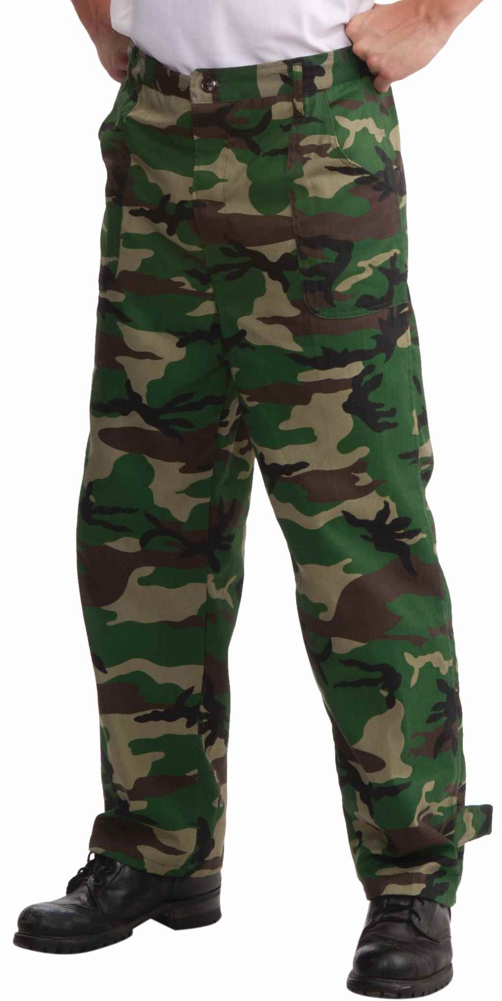 Men's Camouflage Army Pants - Military Tactical Cargo Pants for Outdoor Hunting & Hiking | Durable Combat Pants for Men | Perfect for Camping, Airsoft & Adventure Activities