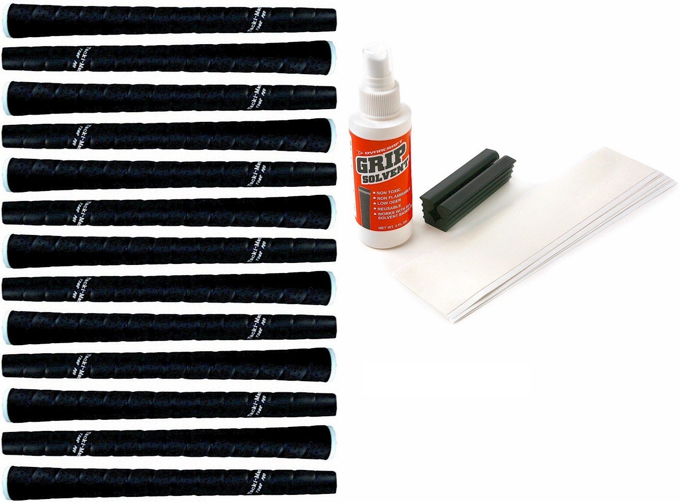 Tacki-Mac Itomic Wrap Grip Kit (13-Piece) - Non-Slip Golf Club Grips for Better Control - Perfect for Golfers of All Skill Levels on the Course or Driving Range