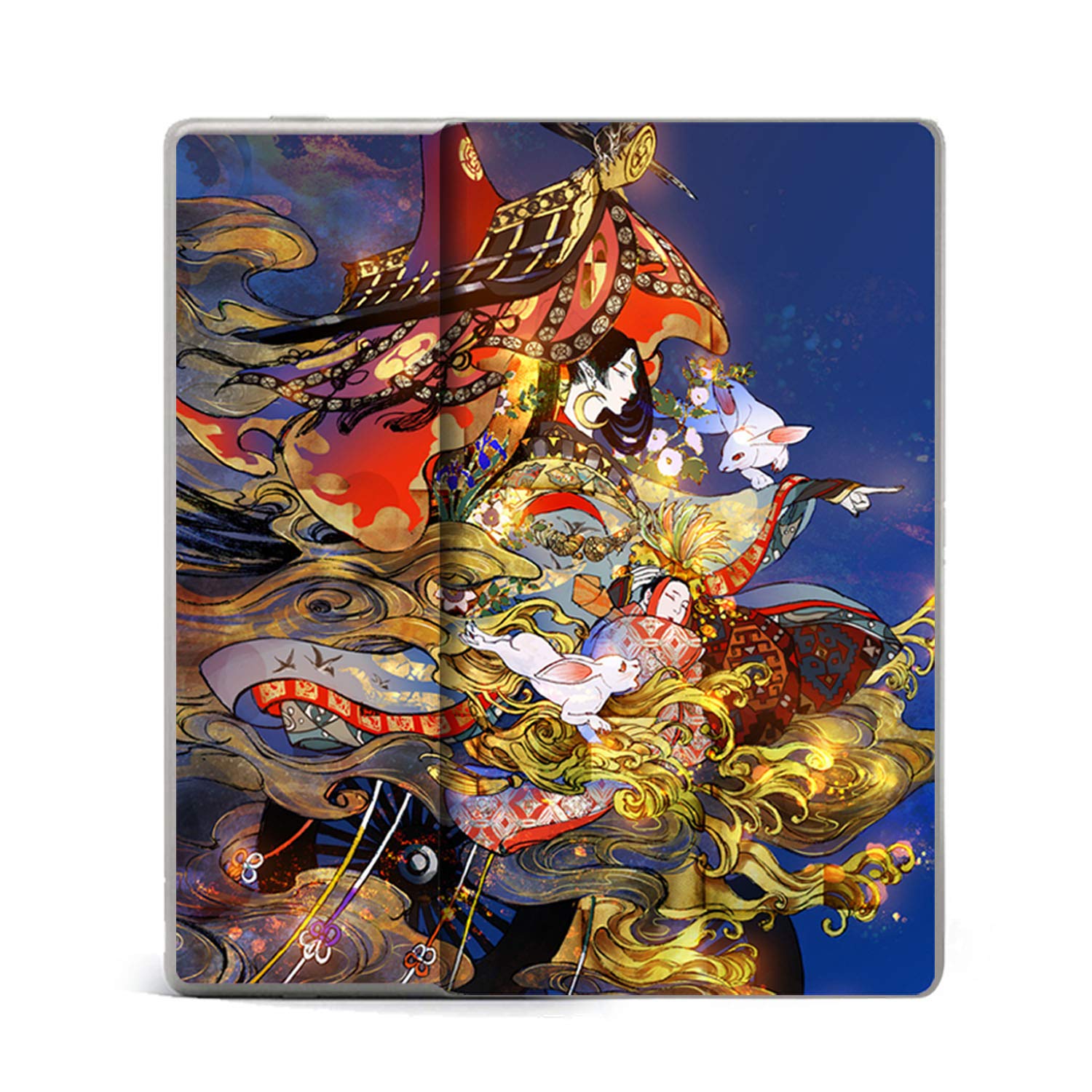 Premium Leather Back Stickers Case Cover for Kindle Oasis - Full Back Design 