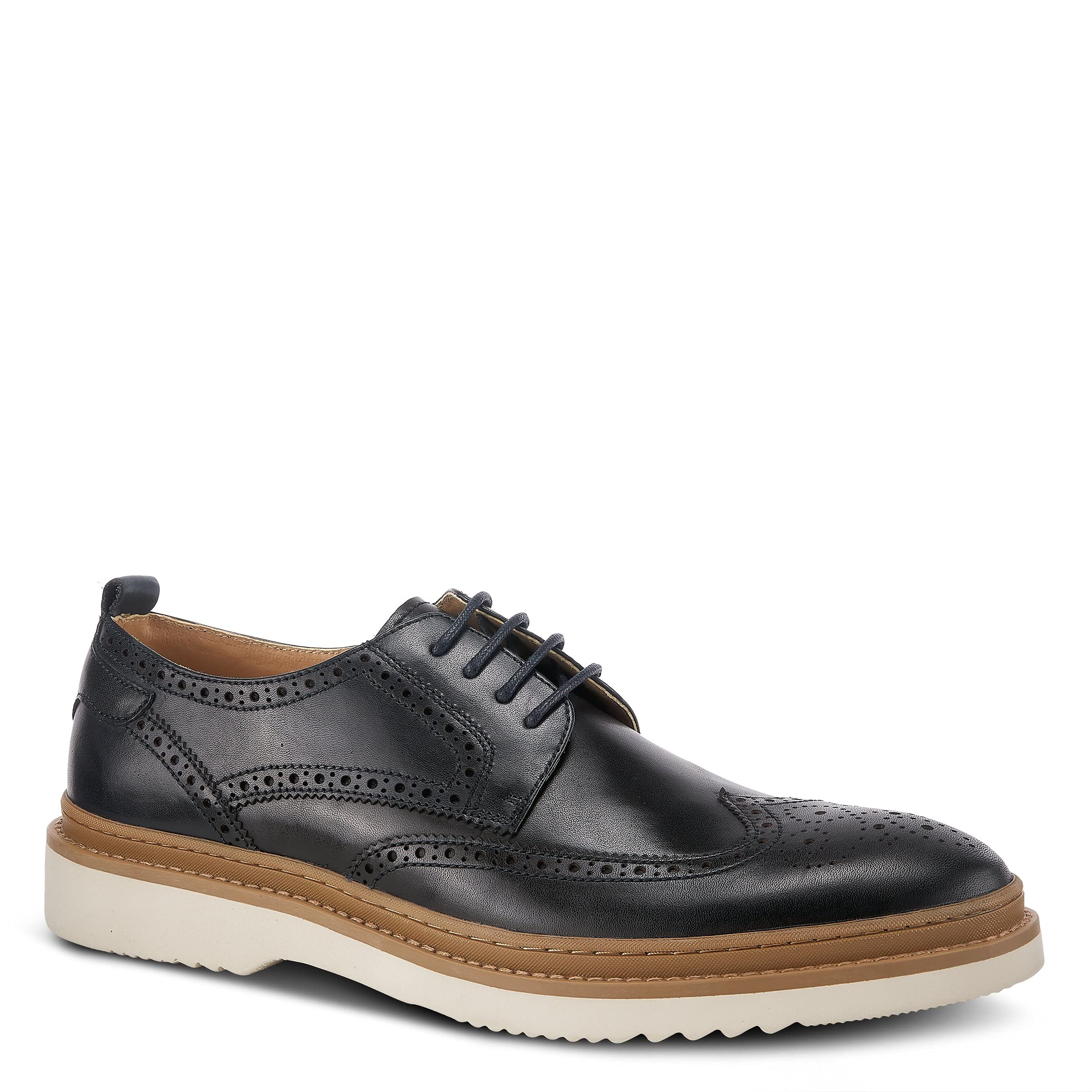 Spring Step Men's Maximus Comfortable Lace-Up Walking Shoes - Lightweight & Supportive for Daily Wear, Work, and Outdoor Activities