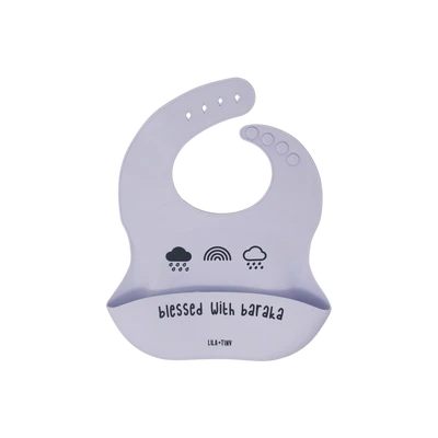 Blessed With Baraka Baby Bib - Soft & Absorbent Organic Cotton Drool Bibs for Infants & Toddlers - Perfect for Feeding, Teething & Everyday Use