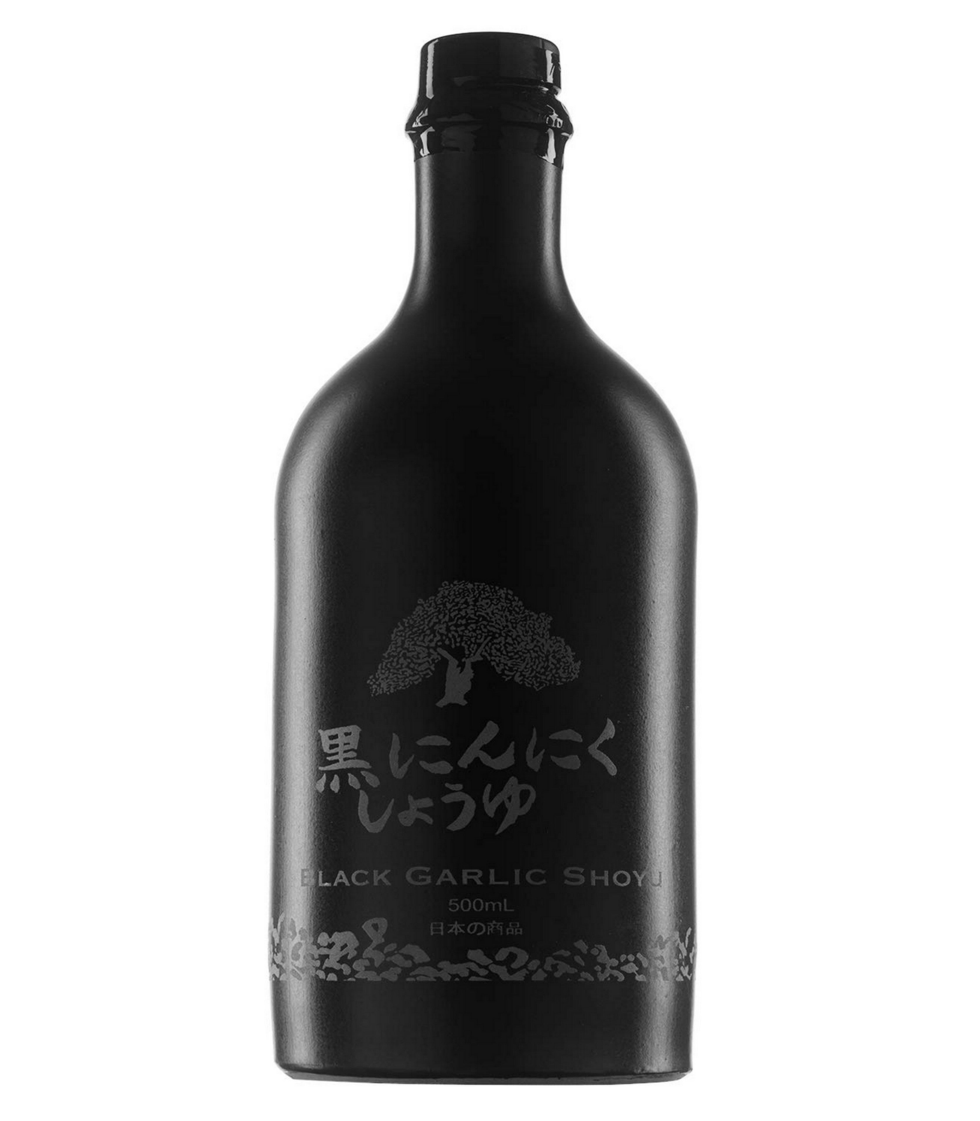 Premium Black Garlic Shoyu Soy Sauce - 500ml Bottle | Authentic Japanese Flavor | Perfect for Sushi, Ramen & Asian Cooking