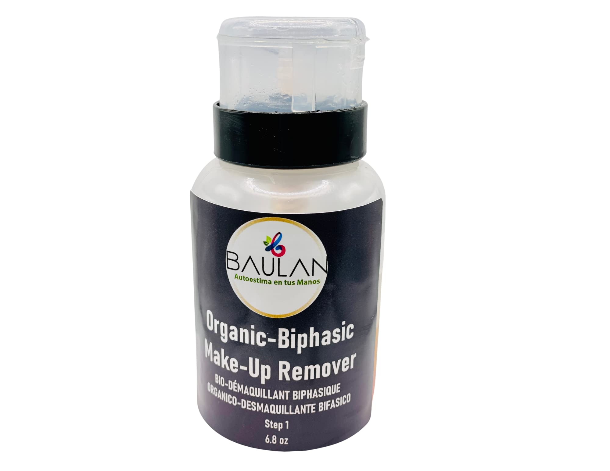 BAULAN Organic Biphasic Makeup Remover - Phoenix Rising, 6.8 oz | Gentle Eye & Face Cleanser for Sensitive Skin | Perfect for Daily Makeup Removal & Skincare Routine
