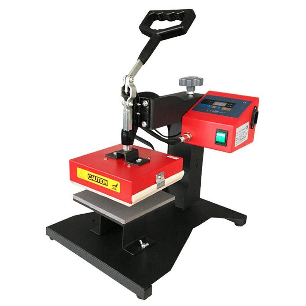 Professional 15x15 Inch Clamshell Heat Press Machine for Sublimation & T-Shirt Printing - Multifunction Heat Transfer Press for DIY Crafts, Apparel & Custom Designs