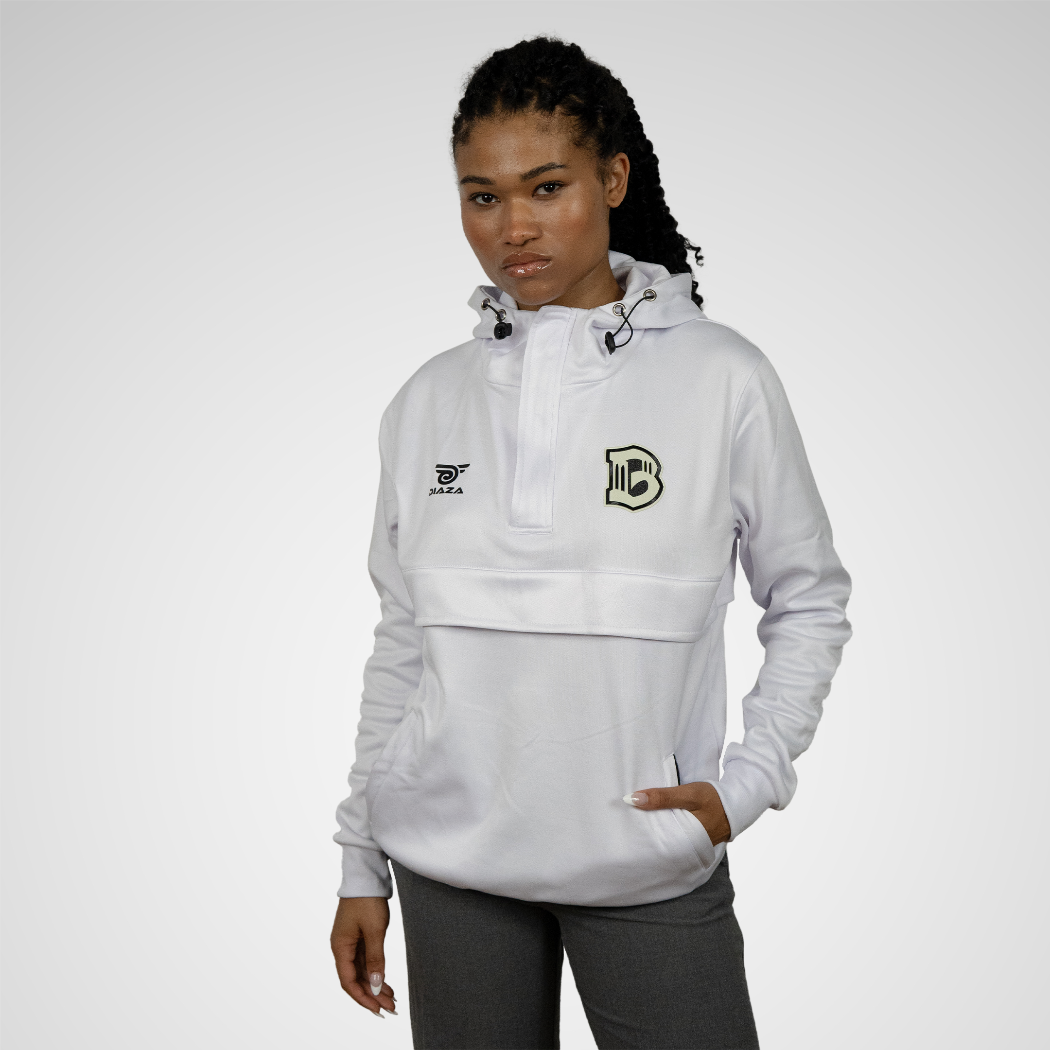 Brooklyn FC Women's EL Blanco Hoodie - Soft Fleece Pullover for Soccer Fans - Perfect for Game Day & Casual Wear