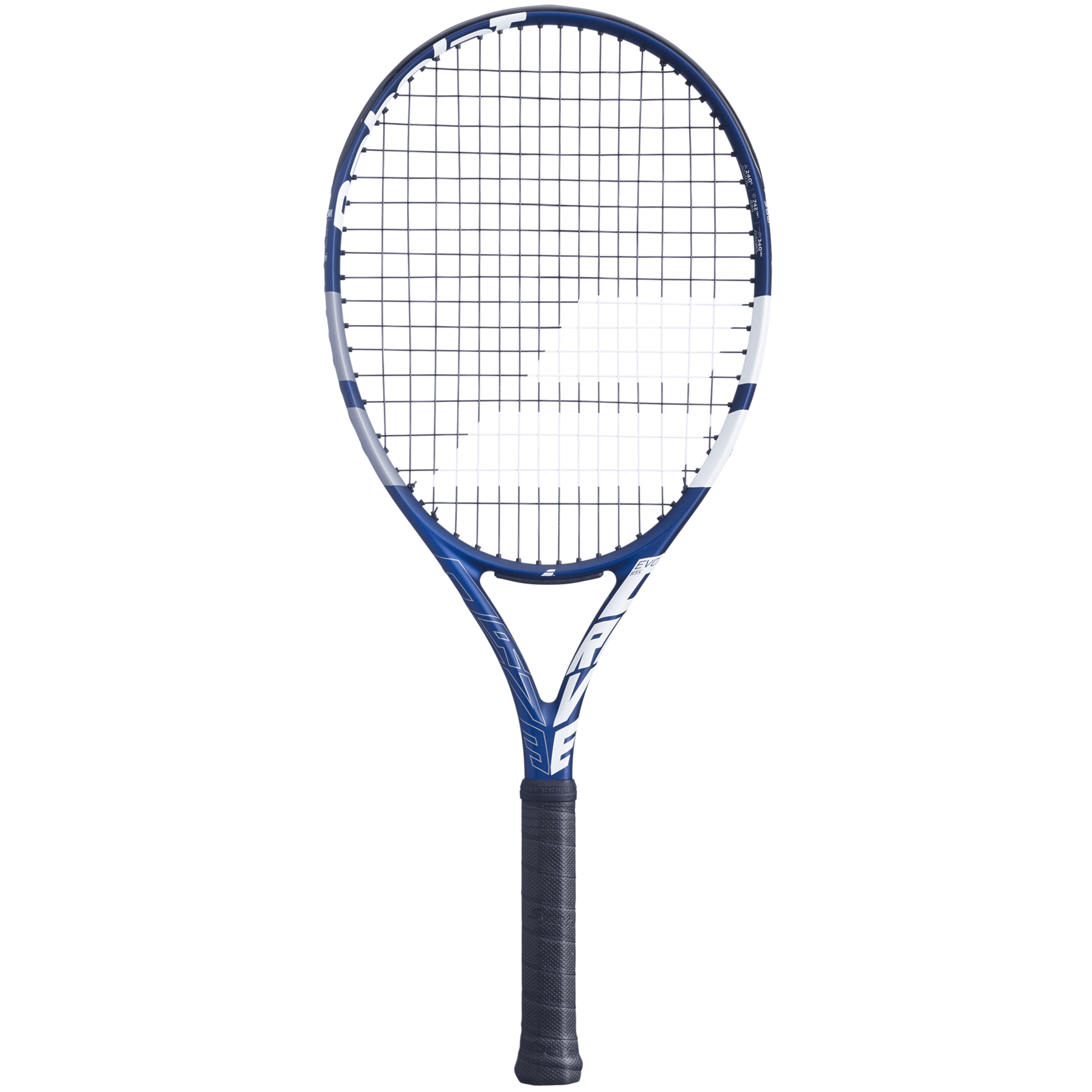 Babolat Evo Drive 115 Prestrung Tennis Racquet - Lightweight Tennis Racket for Beginners & Intermediate Players - Perfect for Recreational Play & Training Sessions
