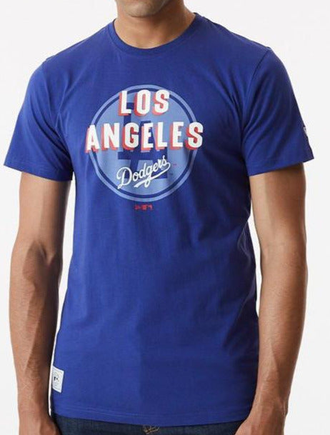 Los Angeles Dodgers New Era MLB Heritage Graphic T-Shirt - Official Baseball Fan Apparel for Men & Women - Perfect for Games, Tailgating & Casual Wear