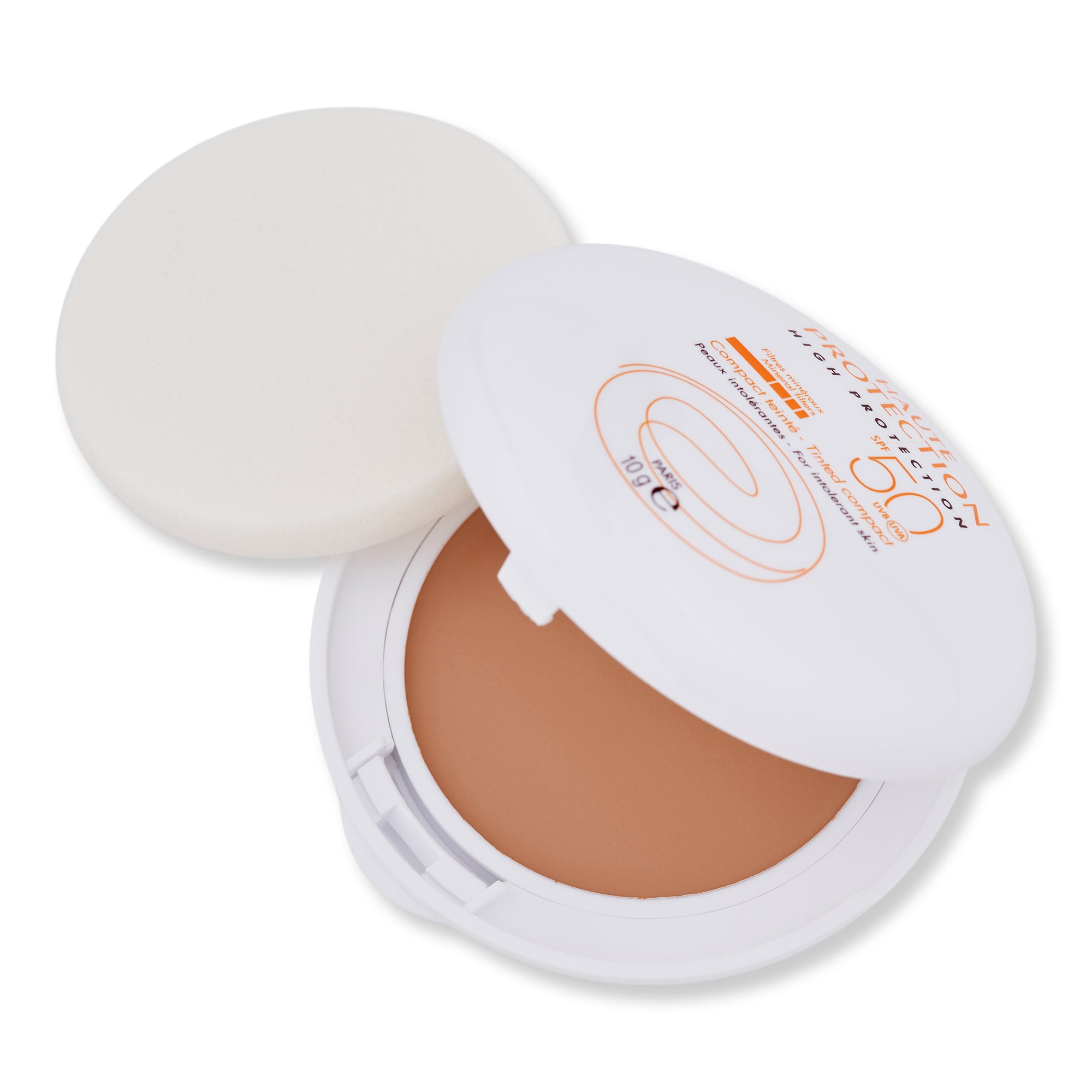 Avene Mineral Tinted Compact SPF 50 Sunscreen - Oil-Free Matte Finish for Sensitive Skin | Daily Sun Protection & Light Coverage for Face | Perfect for Outdoor Activities & Everyday Wear